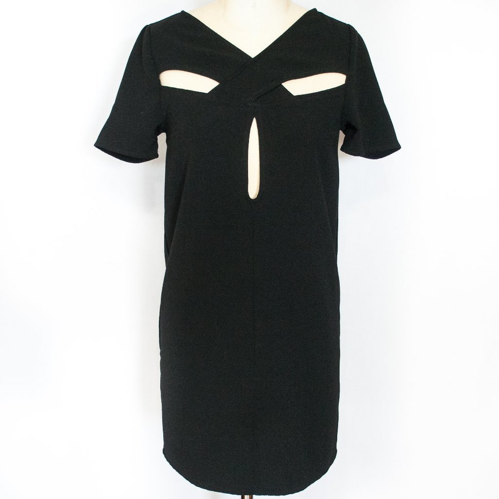 Tobi | Little Black Cocktail Dress With Cut Outs